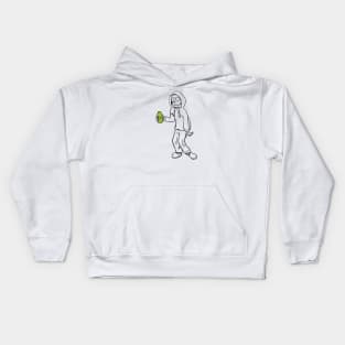 Zombie With A Drink Kids Hoodie